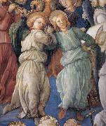Details of The Coronation of the Virgin Fra Filippo Lippi